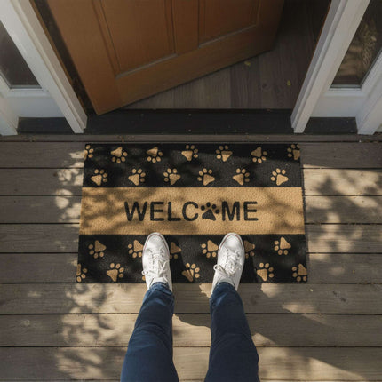 Coconut Doormat, Animal Design, 80x50 cm, Indoor/Outdoor