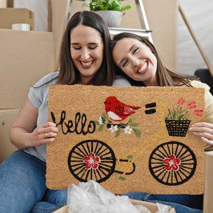 Coconut Doormat Bicycle