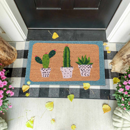 Coconut Doormat Cactus