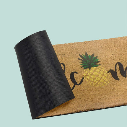 Coconut Fibre Non-Slip Welcome Mat, Indoor/Outdoor Use