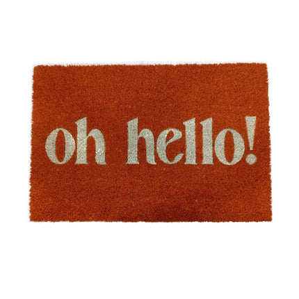 Coconut Fibre Welcome Mat, Non-Slip, Indoor/Outdoor