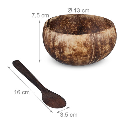 Coconut bowl set of 2