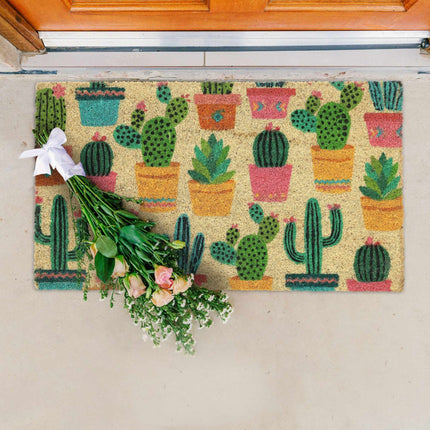 Paillasson coco cactus