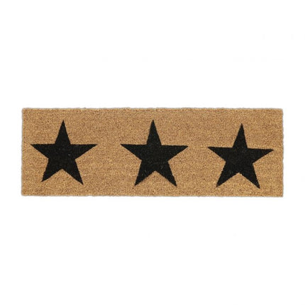 Coconut door mat stars narrow