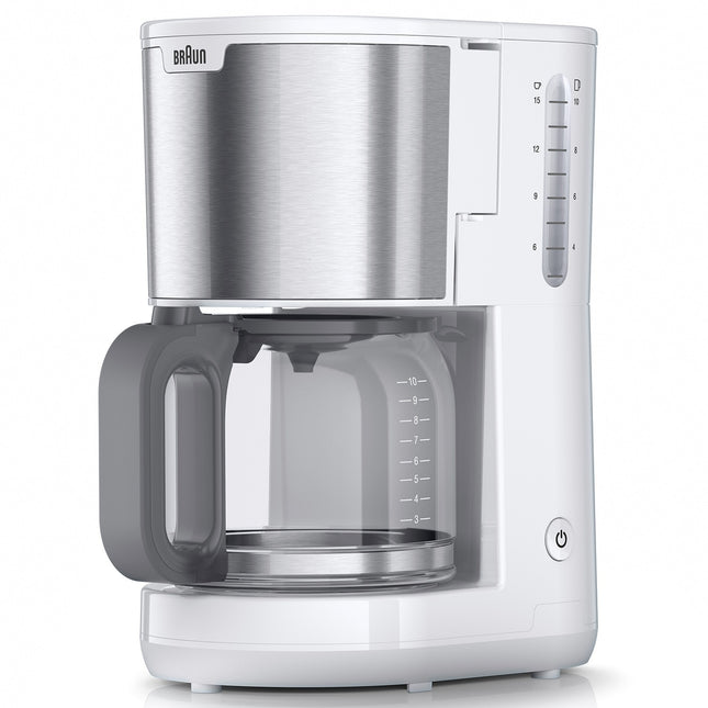 Kaffeemaschine, 1,5L Fassungsvermögen, Weiß