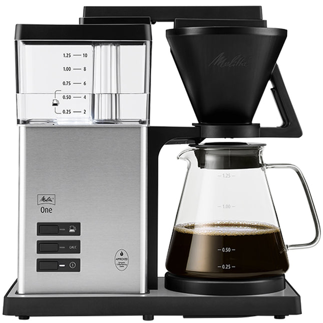 Kaffeemaschine mit Edelstahl-Finish, 10 Tassen Fassungsvermögen