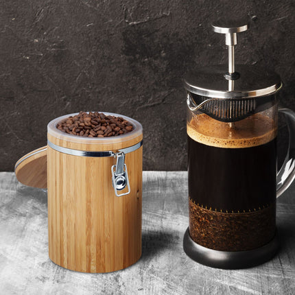 Kaffeedose aus Bambus