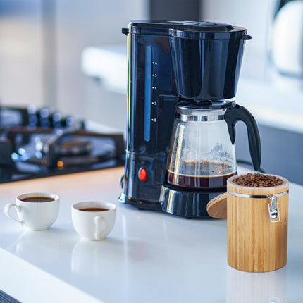 Kaffeedose aus Bambus