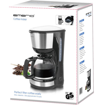 Kaffeemaschine 1000Watt 1,25l Edelstahl