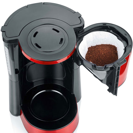 Kaffeemaschine 10 Tassen 1000W Chilirot KA4817