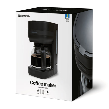 Kaffeemaschine 12 Tassen/1,5L KB300 Mattschwarz