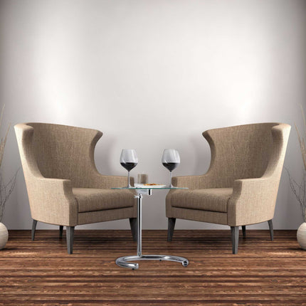Coffee table adjustable in height
