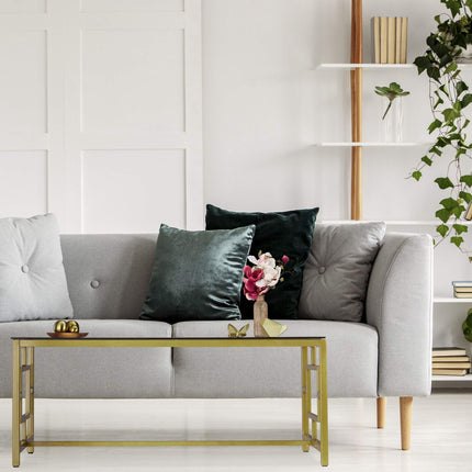 Couchtisch in Schwarz und Gold