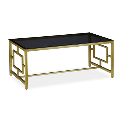 Couchtisch in Schwarz und Gold