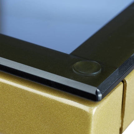 Couchtisch in Schwarz und Gold