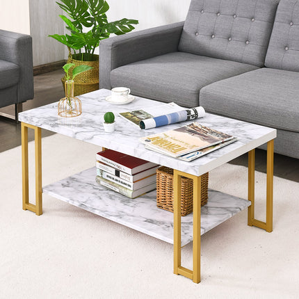 Coffee table side table sofa table side table console table coffee table golden and white
