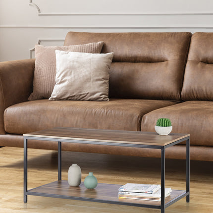 Couchtisch mit Metallrahmen