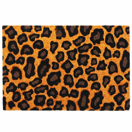 Kokos-Fußmatte mit Motiv, 60x40 cm, rutschfeste Unterseite