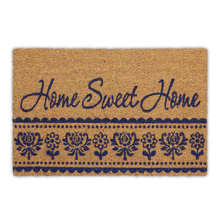 Coir Doormat with Slip-Resistant PVC Backing