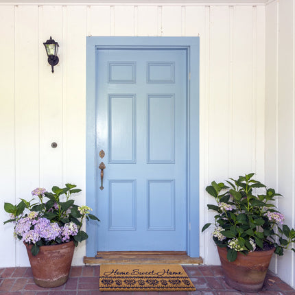 Coir Doormat with Slip-Resistant PVC Backing