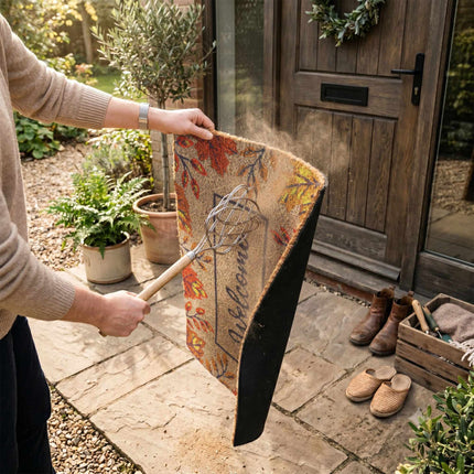 Coir Welcome Doormat, Non-Slip, 60x40 cm