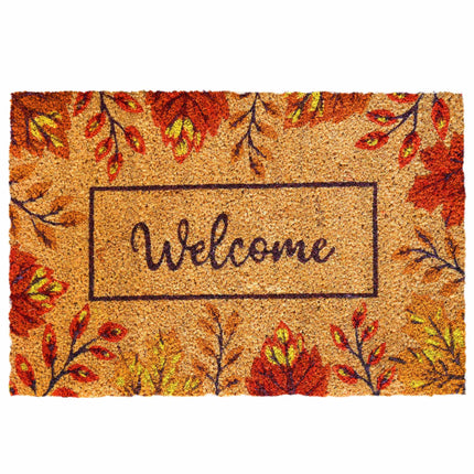 Coir Welcome Doormat, Non-Slip, 60x40 cm