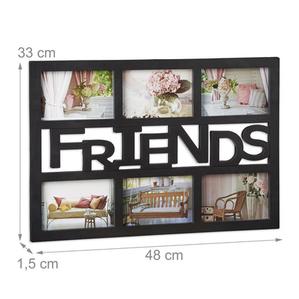 Collage frame Friends 6 pictures