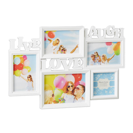 Collage frame Live Love Laugh