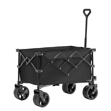 Collapsible Folding Wagon Cart, 113 L, 250 lb Capacity