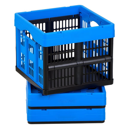 Collapsible Storage Bins 25L 3-Pack, Stackable, Handles