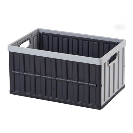 Collapsible Storage Bins With Lids, 65L 2-Pack, Stackable