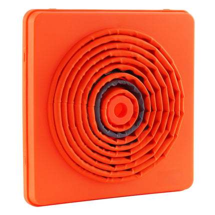 Collapsible Traffic Cones, 28 Inch, 4-Pack, Reflective