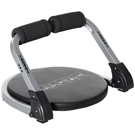 Klappbarer Bauchtrainer mit Kissen, höhenverstellbar, Stahl