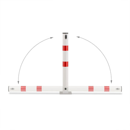 Collapsible barrier post