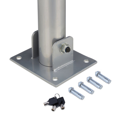 Poteau de barrière pliable
