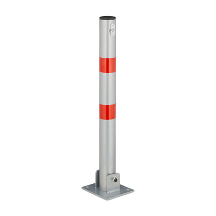 Poteau de barrière pliable