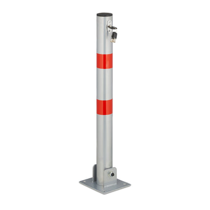 Poteau de barrière pliable
