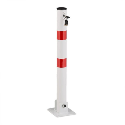 Collapsible barrier post