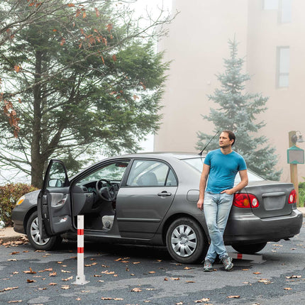 Collapsible barrier post