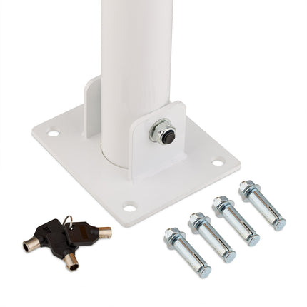 Collapsible barrier post