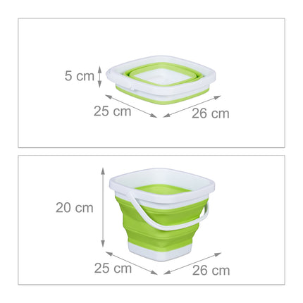 Seau pliable 5 litres