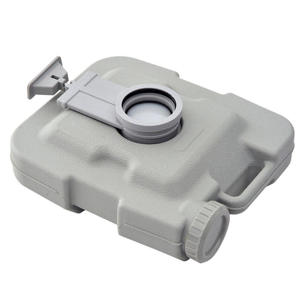 Collapsible camping toilet, 200kg Capacity, 10L, Grey