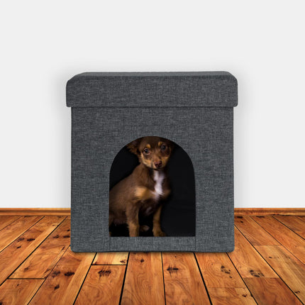 Collapsible cat hole