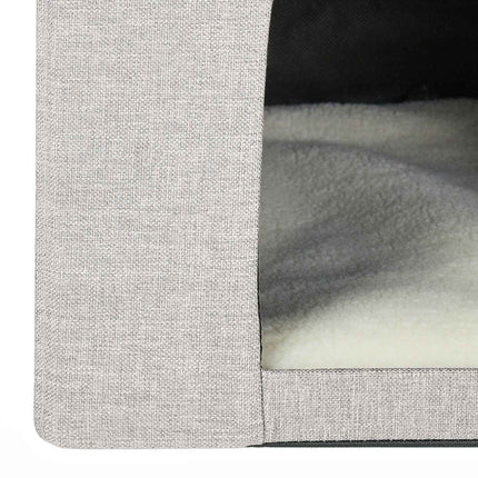Niche pliable pour chat beige