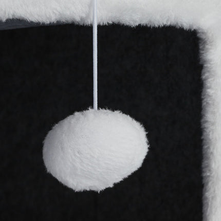 Niche pliable pour chat en gris