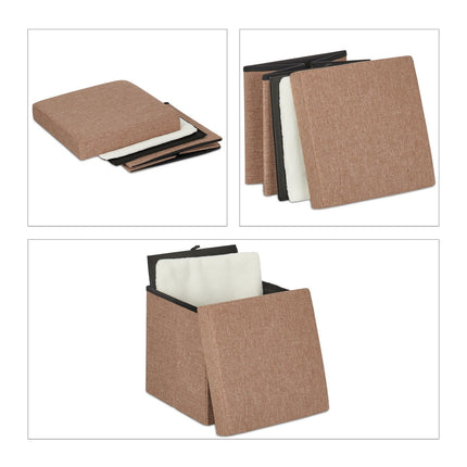 Collapsible cat pit light brown