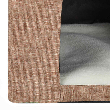 Collapsible cat pit light brown