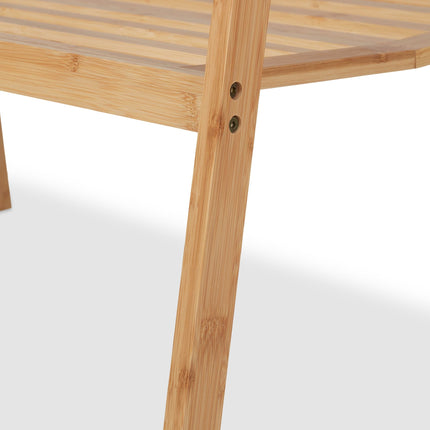 Portant à vêtements pliable avec étagère