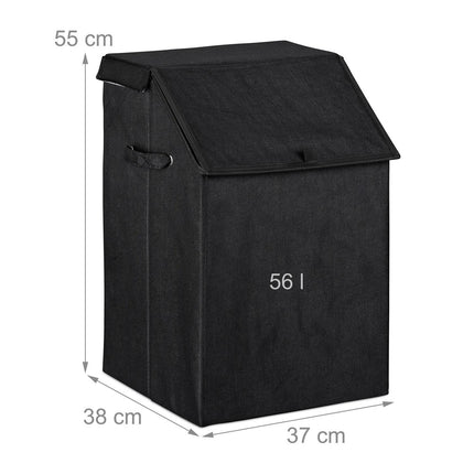 Collapsible laundry basket