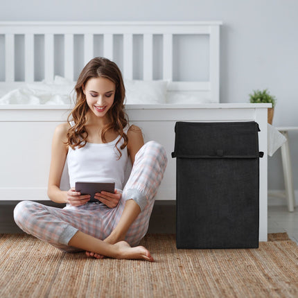 Collapsible laundry basket